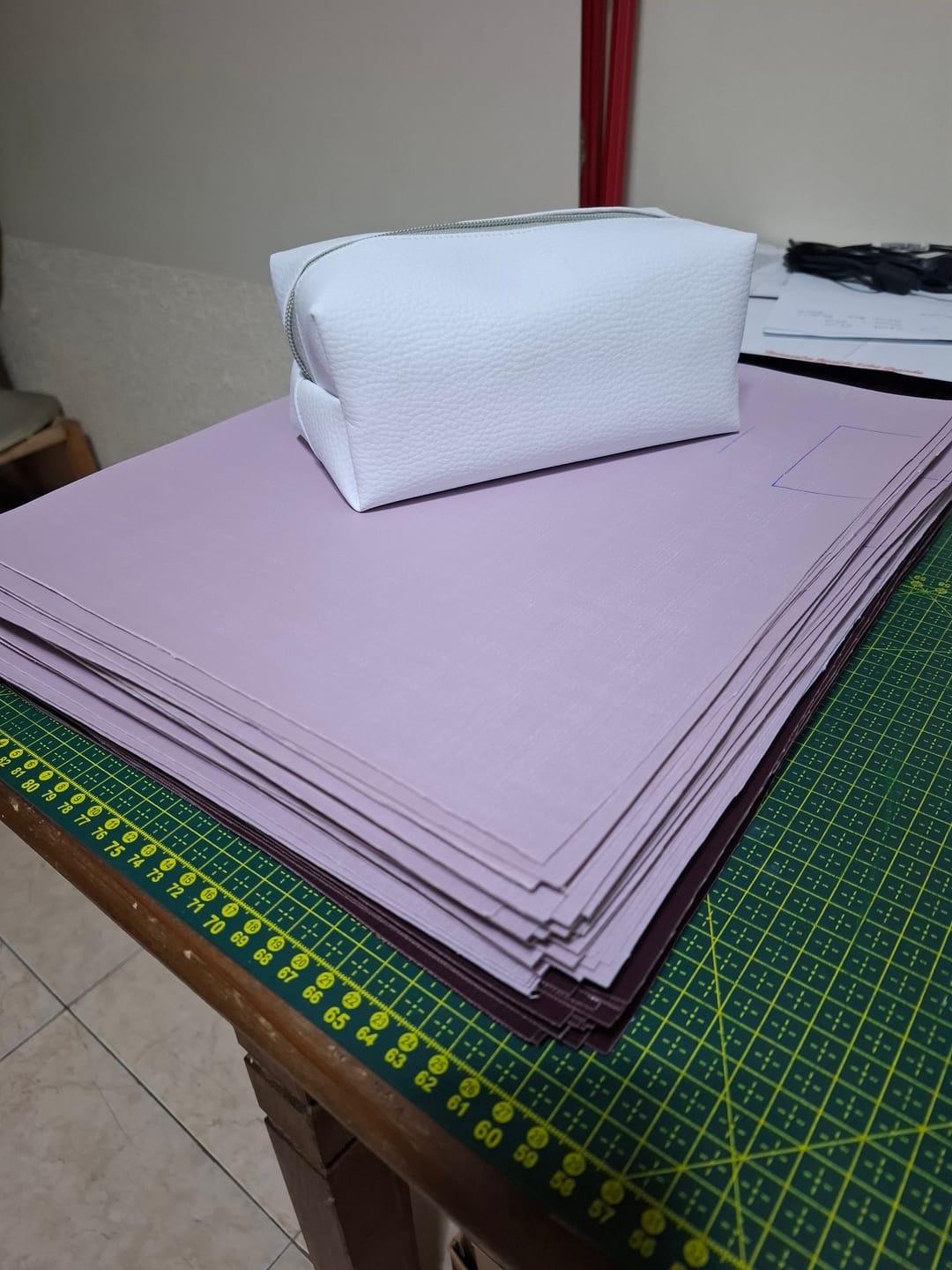 Customer photo review of DUNA 0.9MM FUNDO MALHA COR VINHO