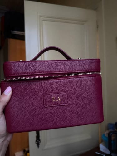 Customer photo review of Vanity Case en Cuir