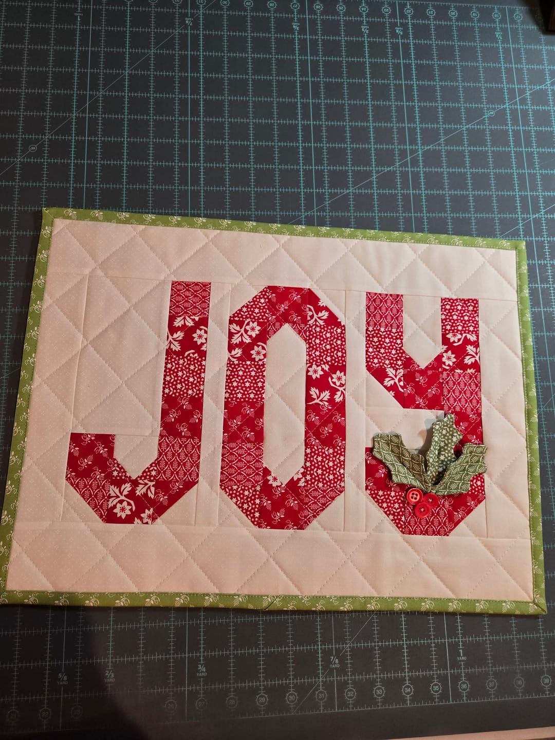 Customer photo review of Joyful Pillow Kit - Stars Backing