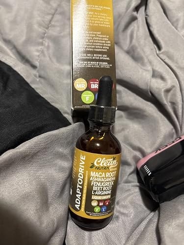 Customer photo review of Organic Maca Root Liquid Drops with Ashwagandha, Fenugreek & L-Arginine - Men & Women Vitality, 2oz