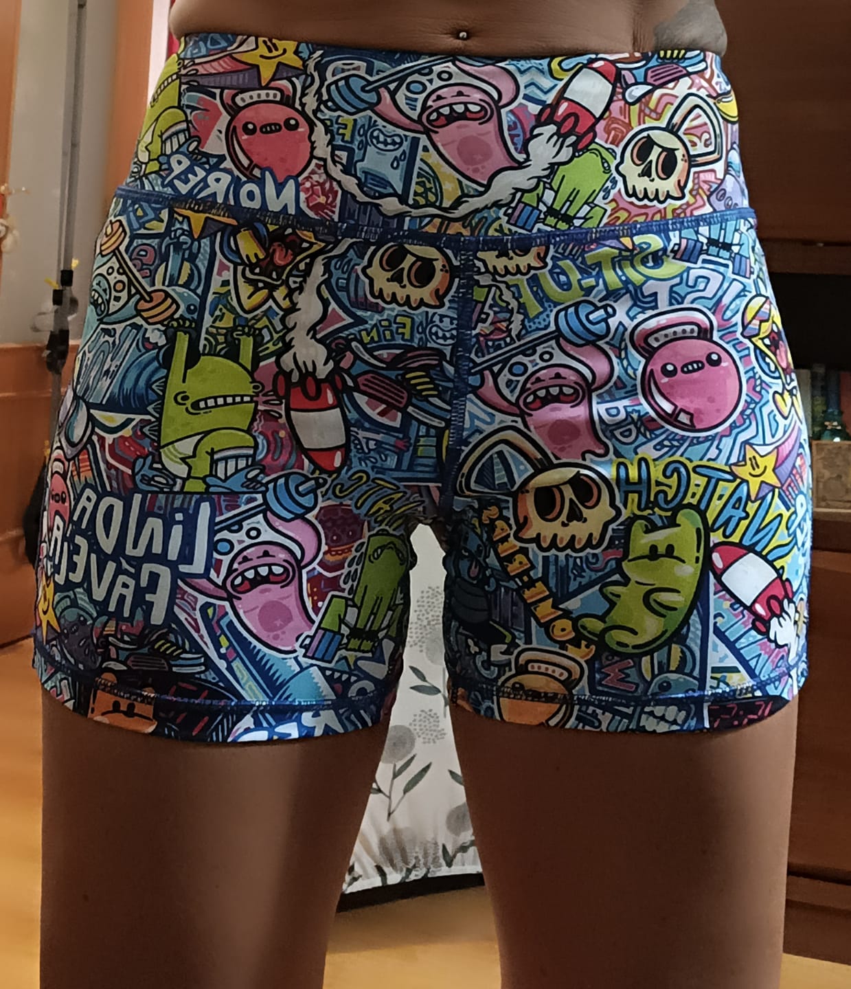 Customer photo review of Shorts 10-13 cm DOODLES