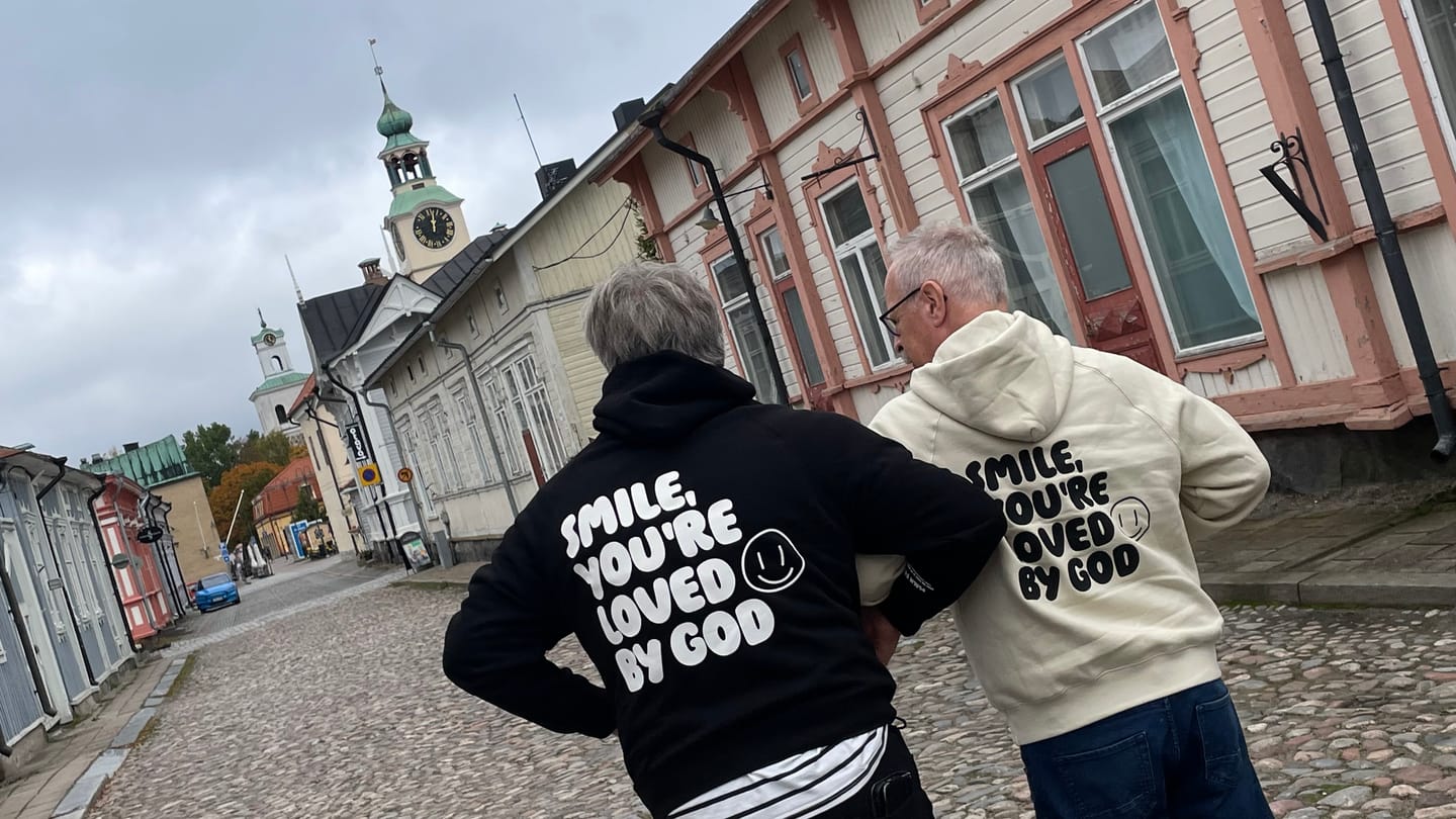 Customer photo review of Loved by God Oversized Hoodie