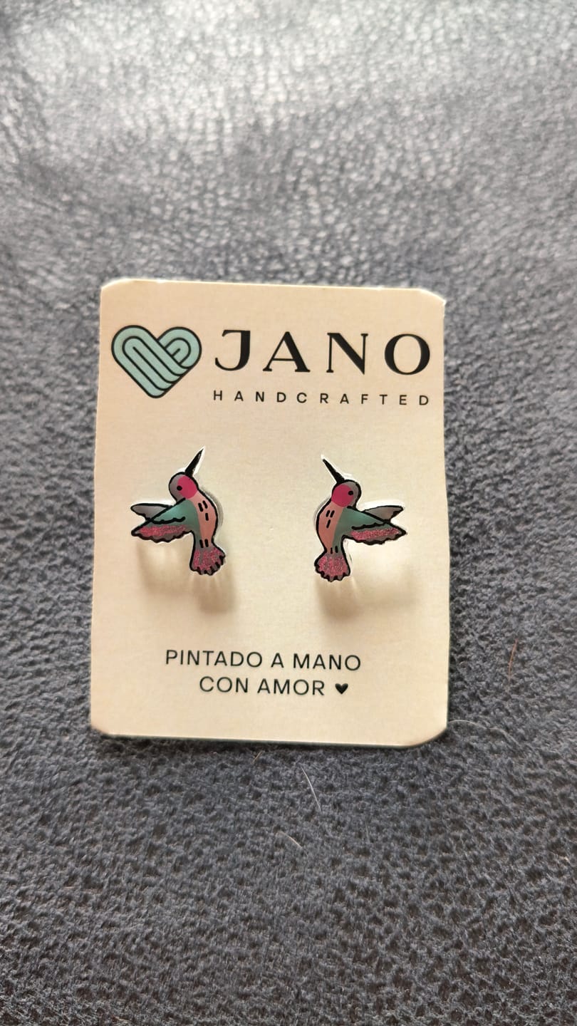 Customer photo review of Aretes | Colibrí