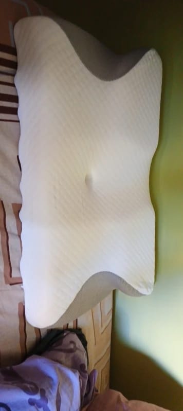 Customer photo review of Almohada Cervical Ergonómica