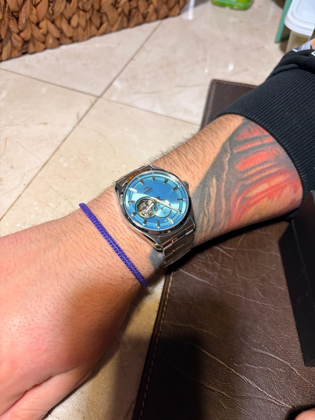 Customer photo review of Reloj Orient Automatic RA-AR0009L Open Heart 40.8 mm