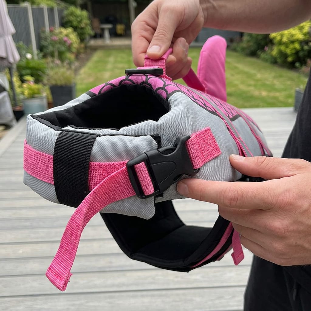 Customer photo review of WetPawz Life Jacket