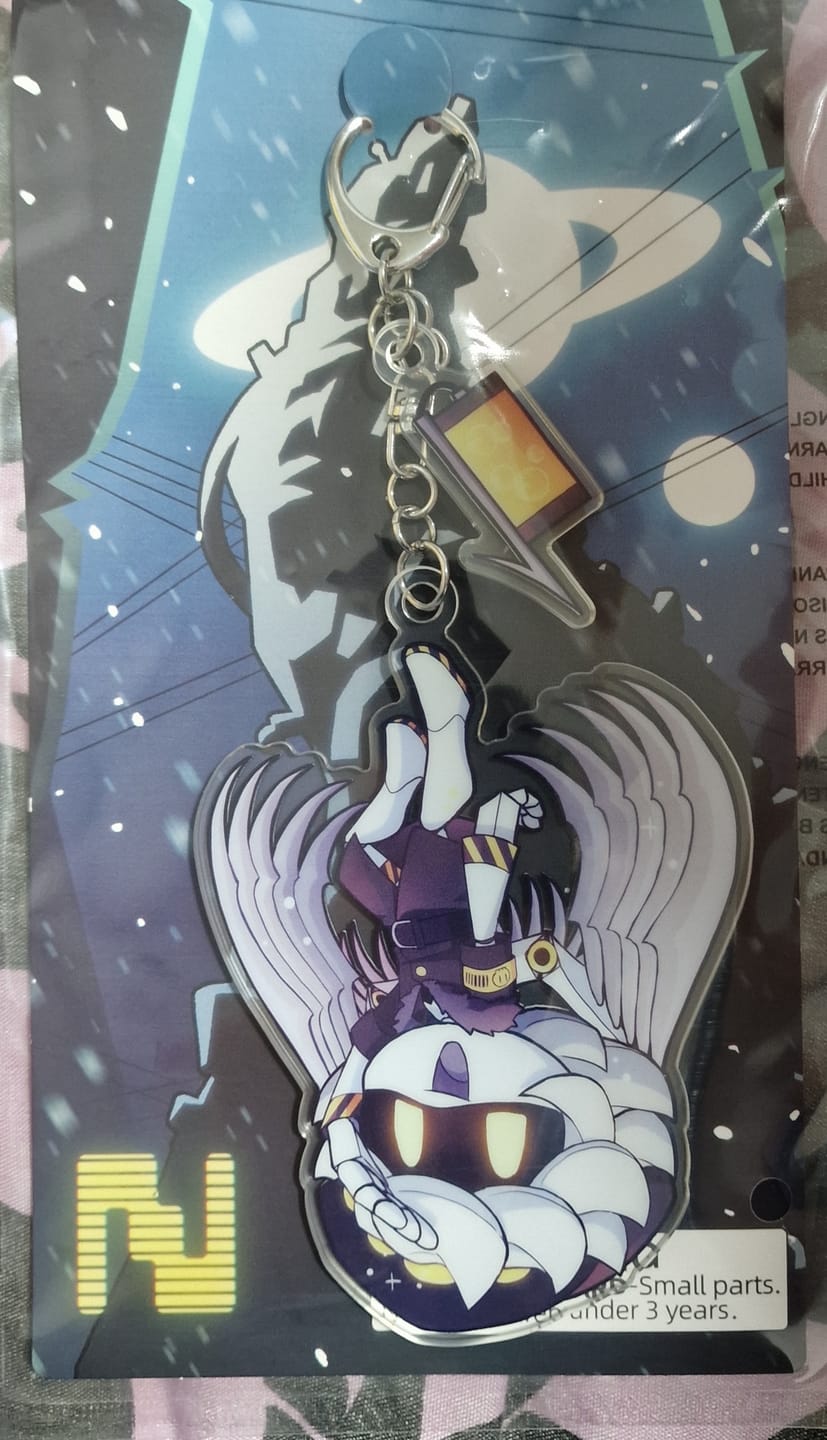 Customer photo review of N Hang Tail Keychain