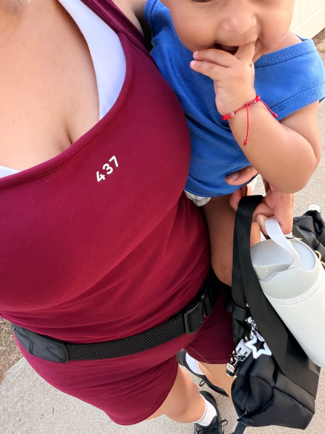 Customer photo review of The Sculpt Tank Black Cherry