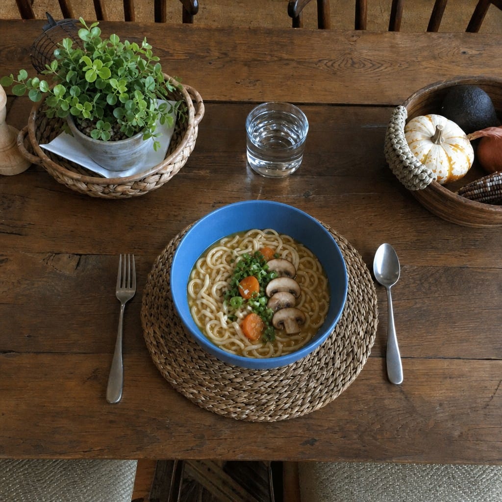 Customer photo review of Noodle Bowls 37.7oz Porcelain for Modern Dining (Pack of 6)