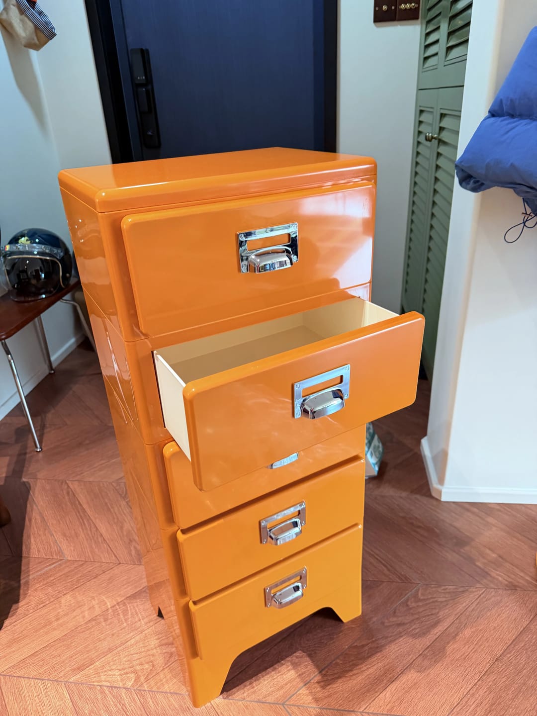 Customer photo review of KKUSO ABS 5-DRAWER CABINET - MILO RETRO ORANGE
