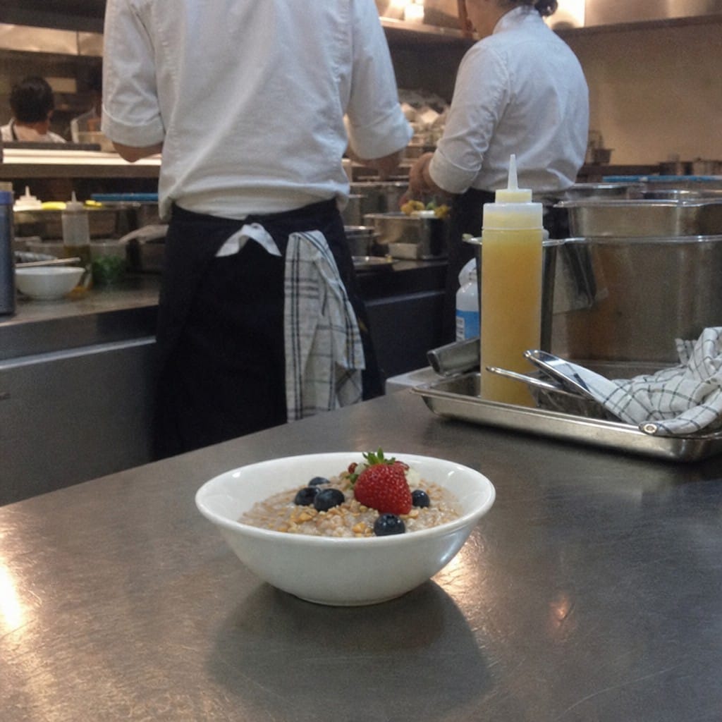 Customer photo review of Oatmeal Bowls 150mm Porcelain for Catering Industry (Pack of 24)