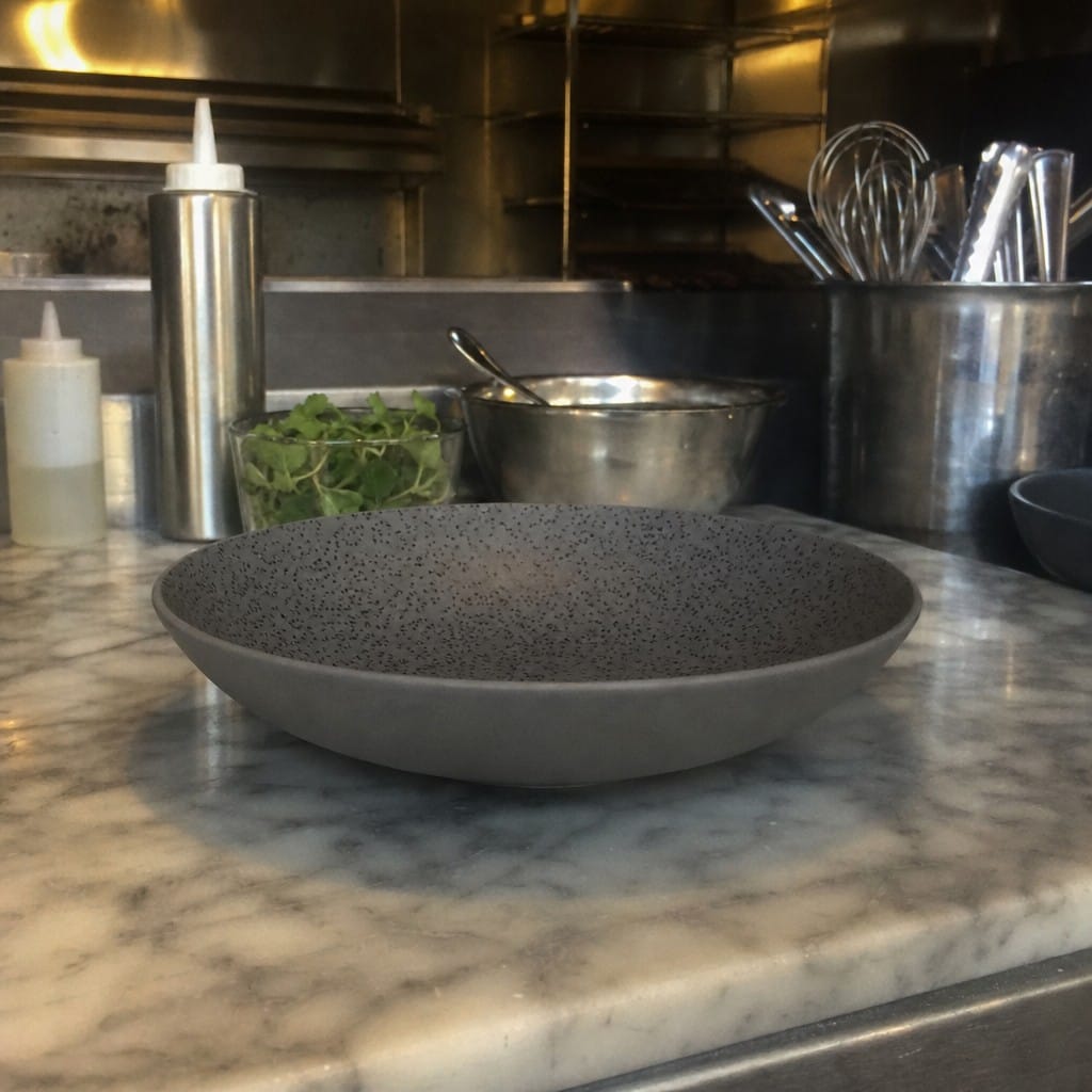 Customer photo review of Coupe Bowls Grey Porcelain for Stylish Dining (Pack of 6)