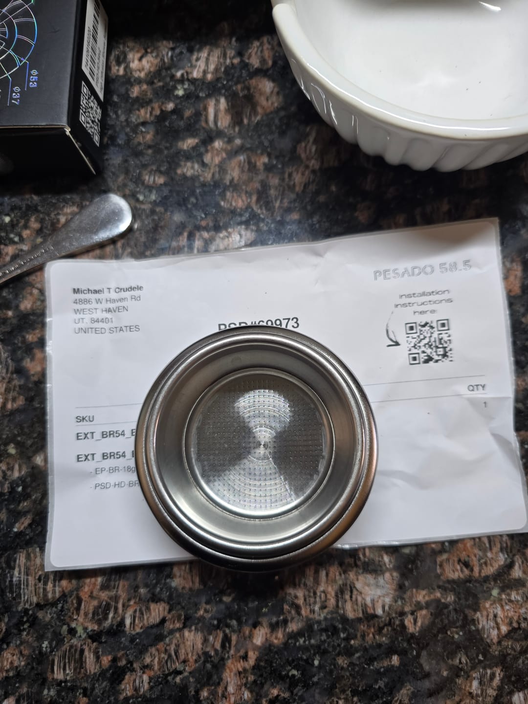 Customer photo review of Breville 54mm Extraction Bundle