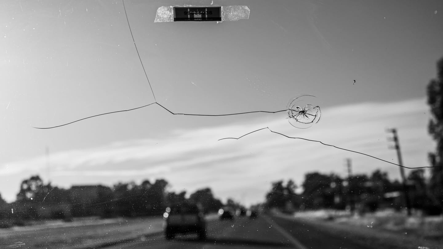 Customer photo review of Windshield Chip Repair Kit (Pack of 2)