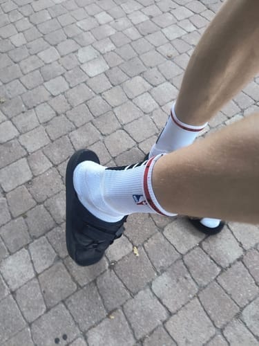 Customer photo review of HA™ Grip Elite Socks White