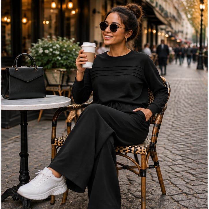 Customer photo review of 🔥 LAST DAY BLACK FRIDAY — 57% OFF ✨TALBOTS Women’s Crew Neck Lounge Set