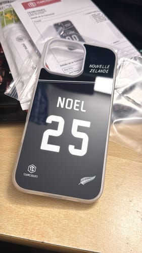 Customer photo review of Coque rugby NOUVELLE ZELANDE ALL BLACKS personnalisable - TEAMCOQUES