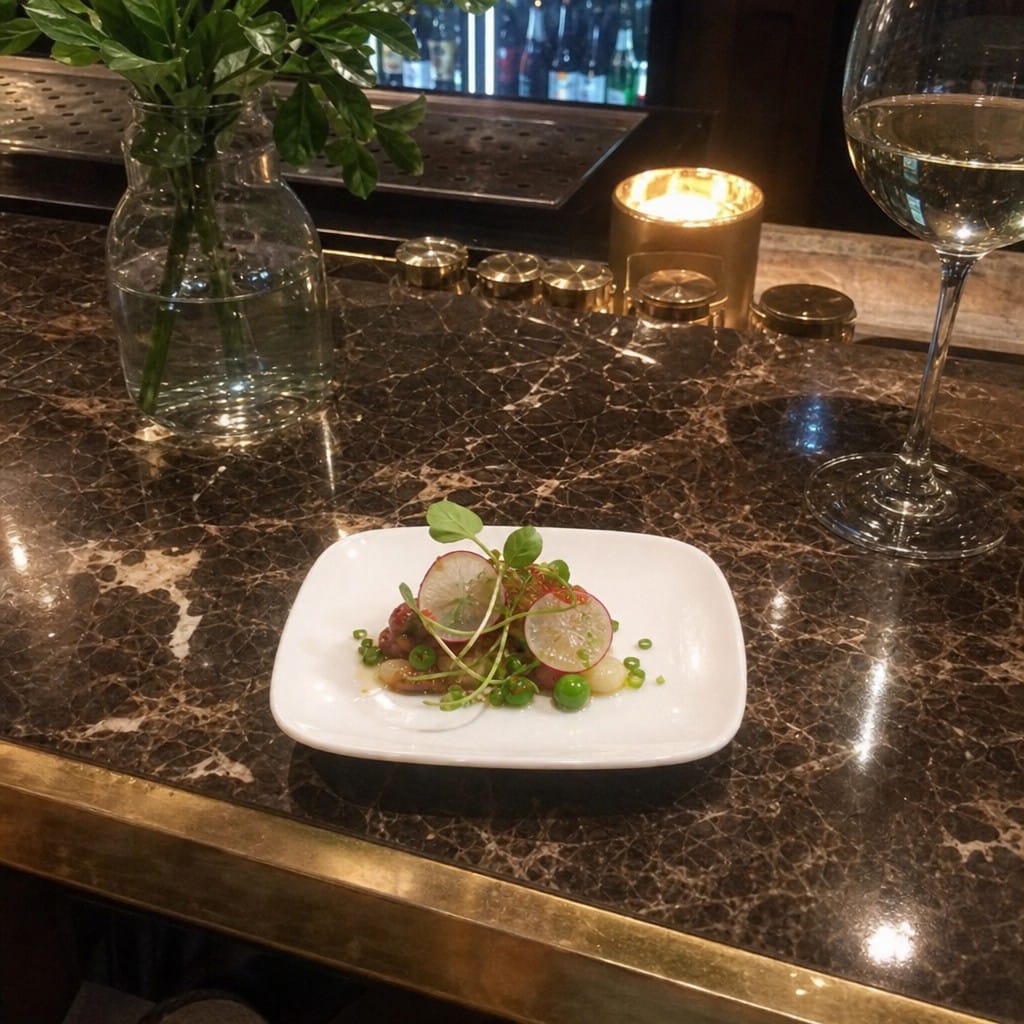 Customer photo review of Squared Oblong Plates 126 x 154mm White Porcelain for Elegant Dining (Pack of 12)