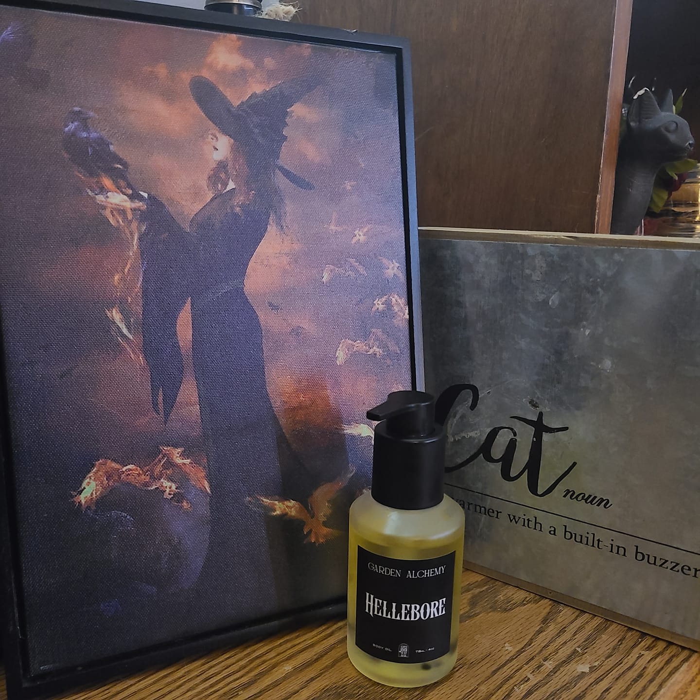 Customer photo review of HELLEBORE BODY OIL
