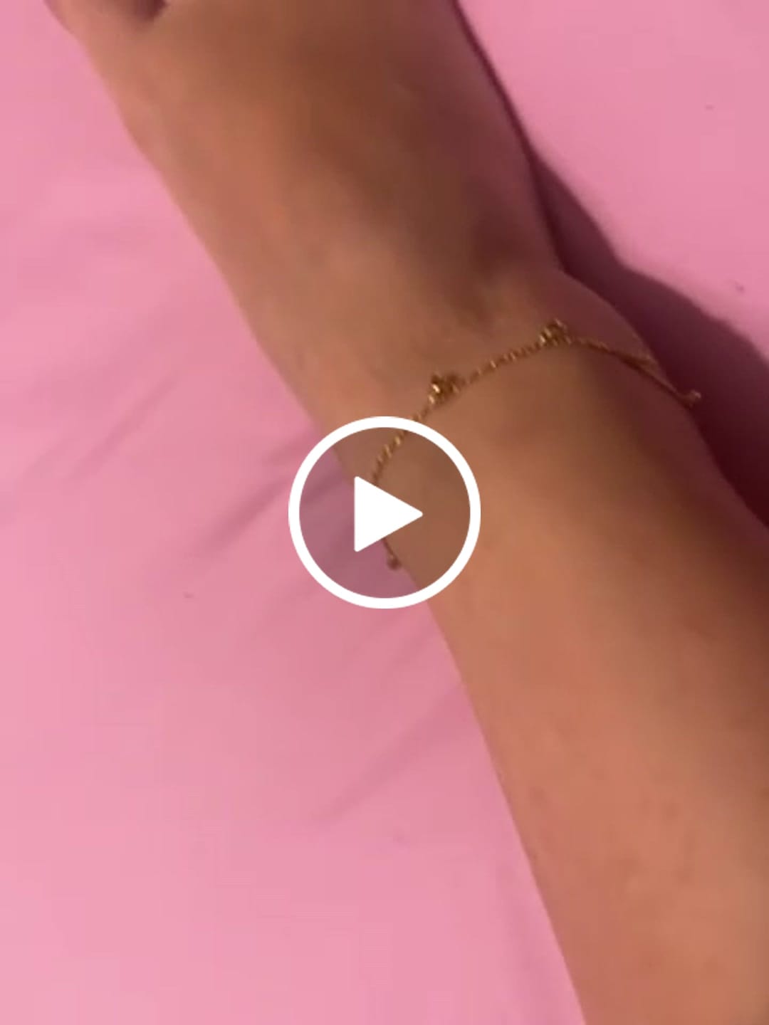 Customer video review of Tobillera Brillantitos