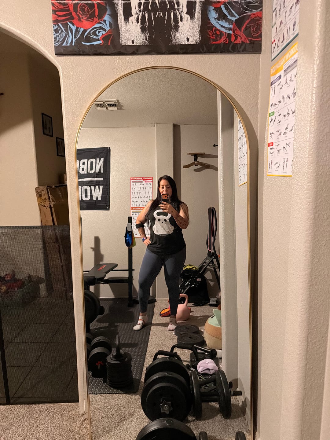 Customer photo review of Ghost Kettlebell Color Rocker Tank
