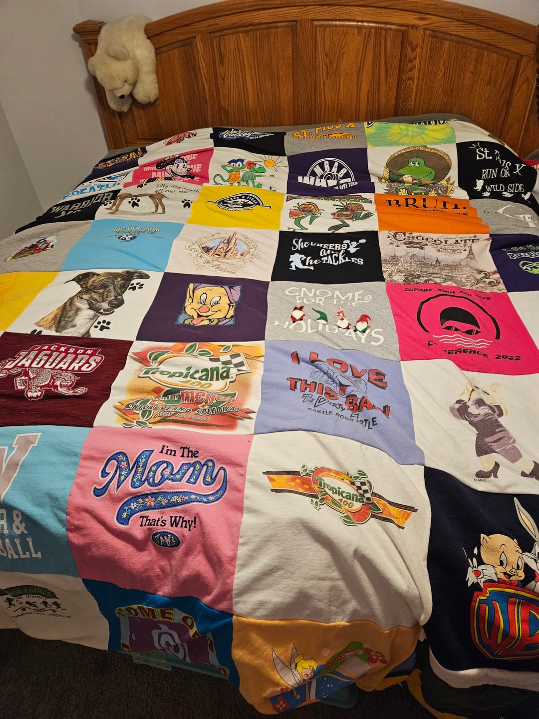 Customer photo review of Project Repat T-Shirt Quilt