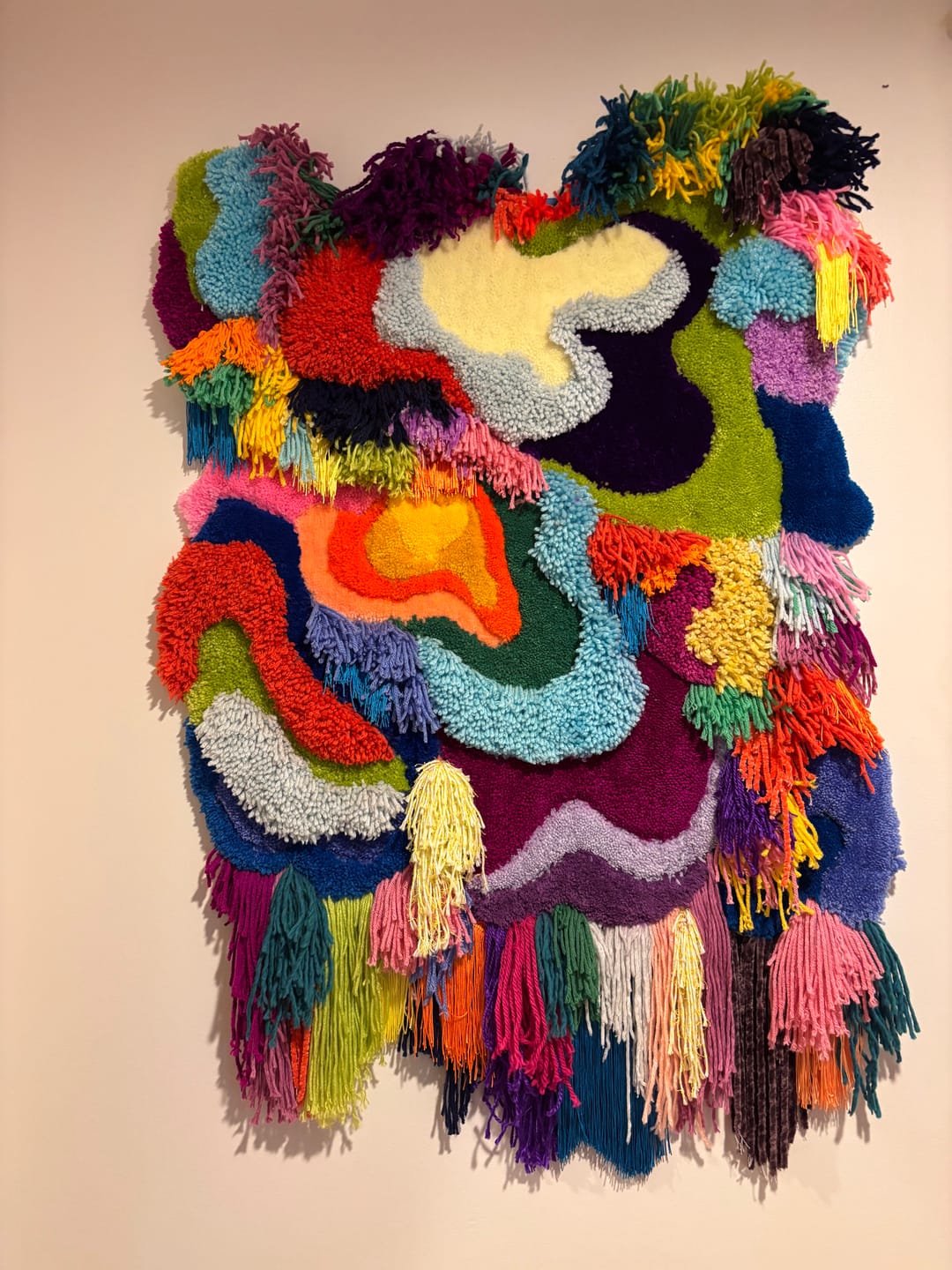 Customer photo review of Primary Tufting Cloth 80 inches x 80 inches
