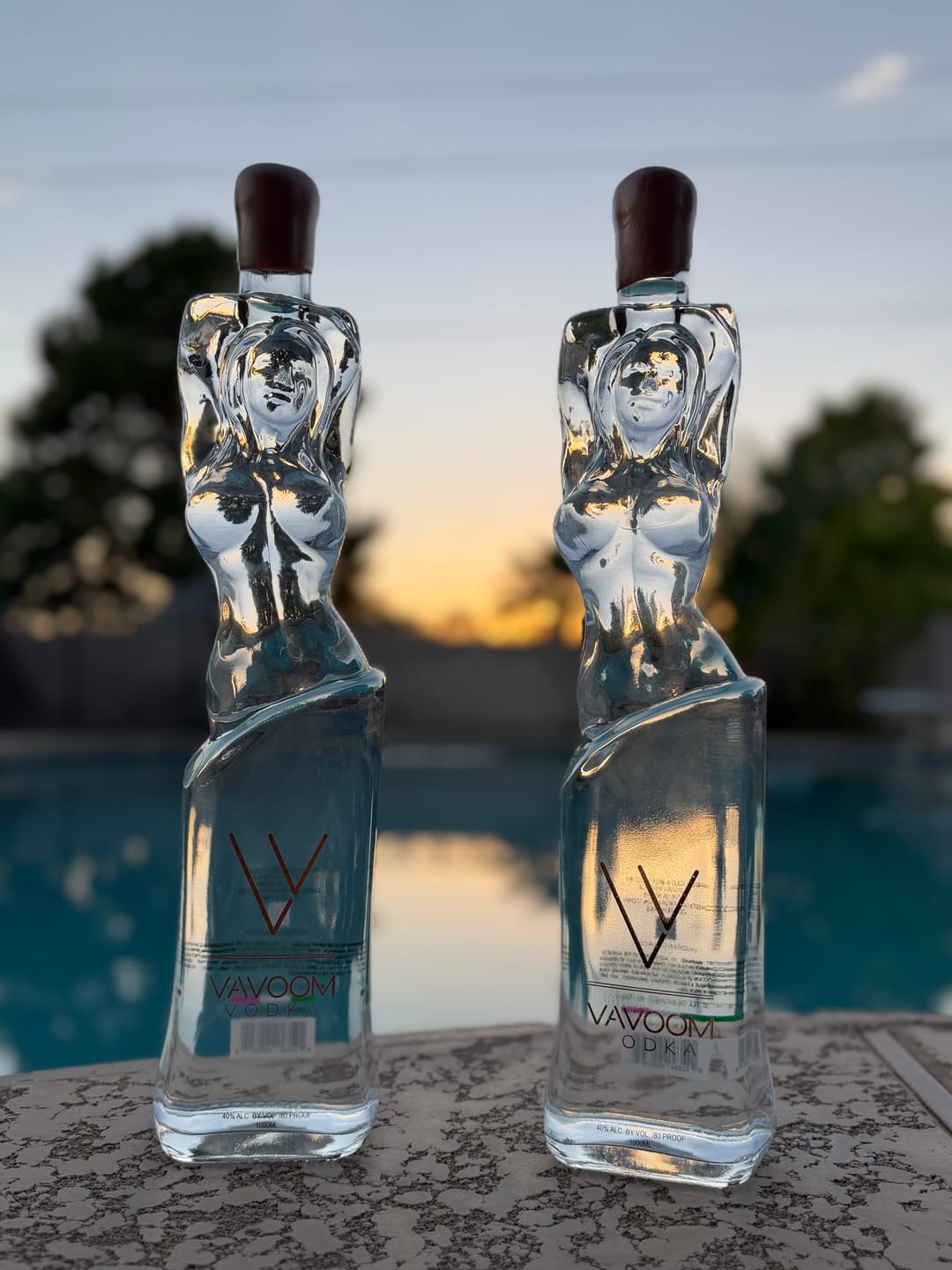 Customer photo review of Vavoom Vodka™ | Luxury 1L Italian Glass Bottle