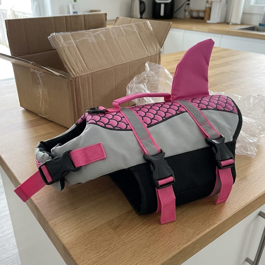 Customer photo review of WetPawz Life Jacket