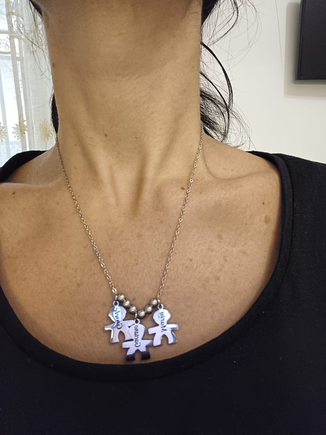 Customer photo review of Collana con bambini - I Miei Tesori