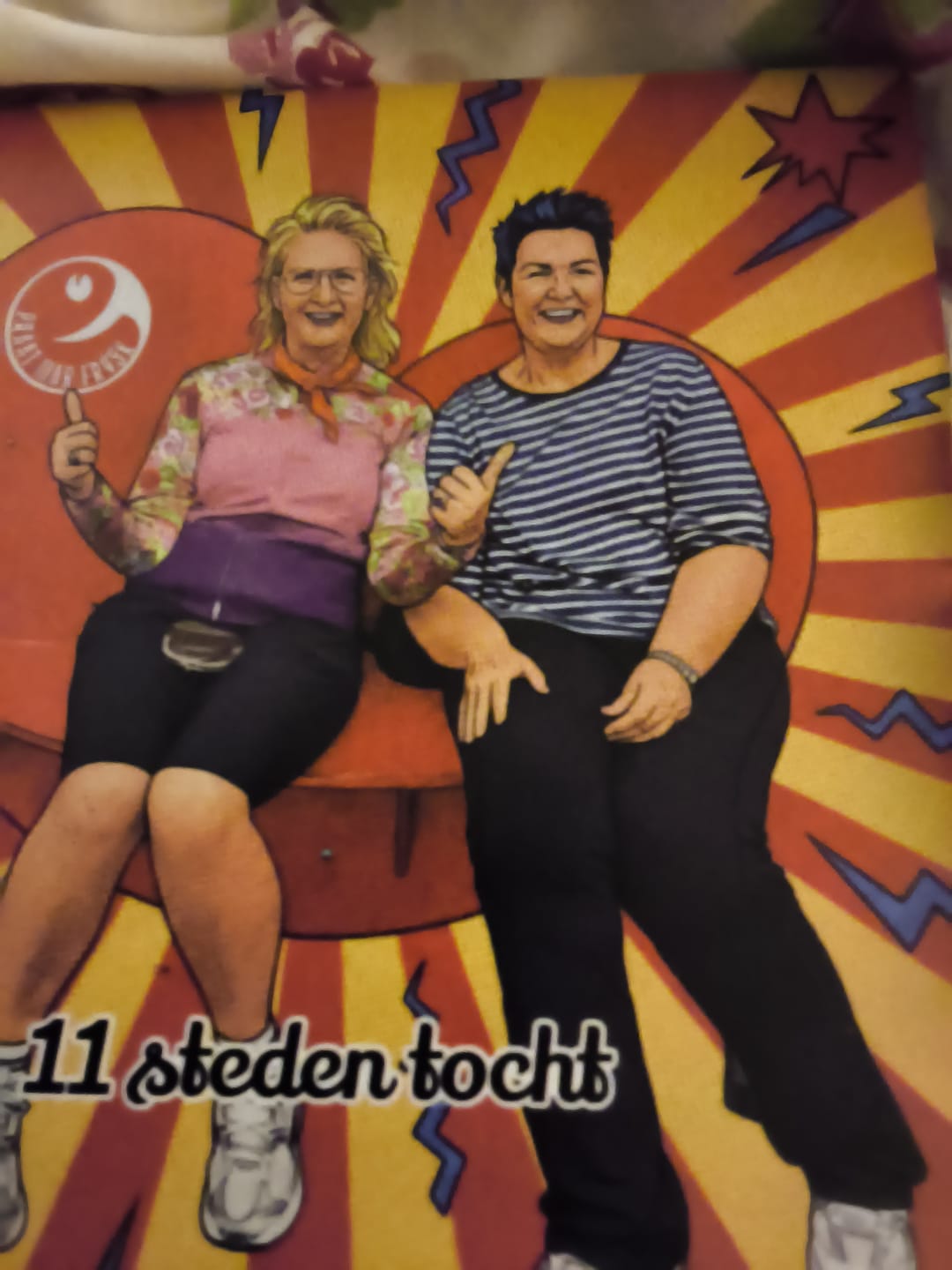 Customer photo review of Pop Art Tegel – Jouw Foto als Vintage Comic Book Illustratie
