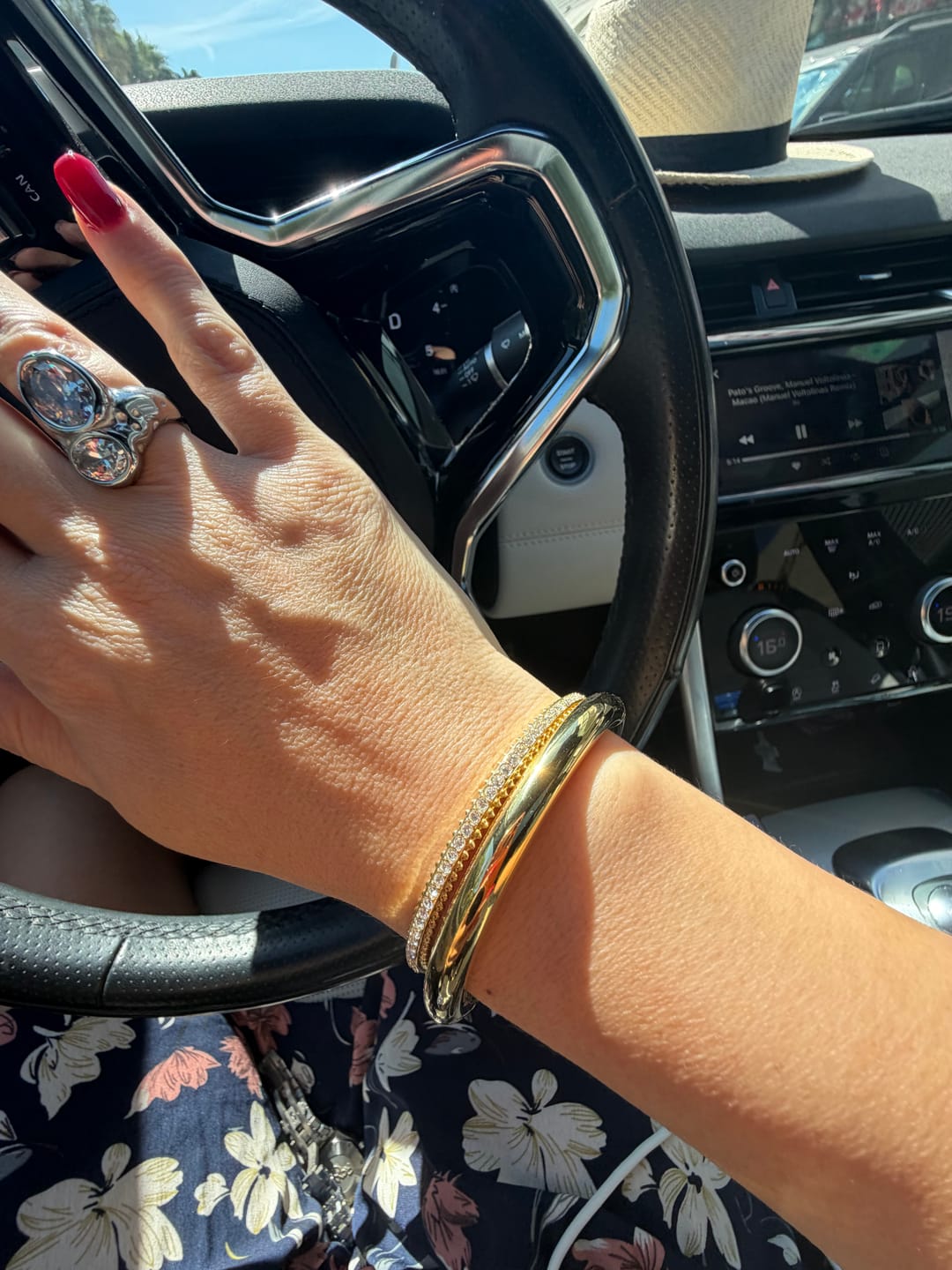 Customer photo review of Crested Bangle
