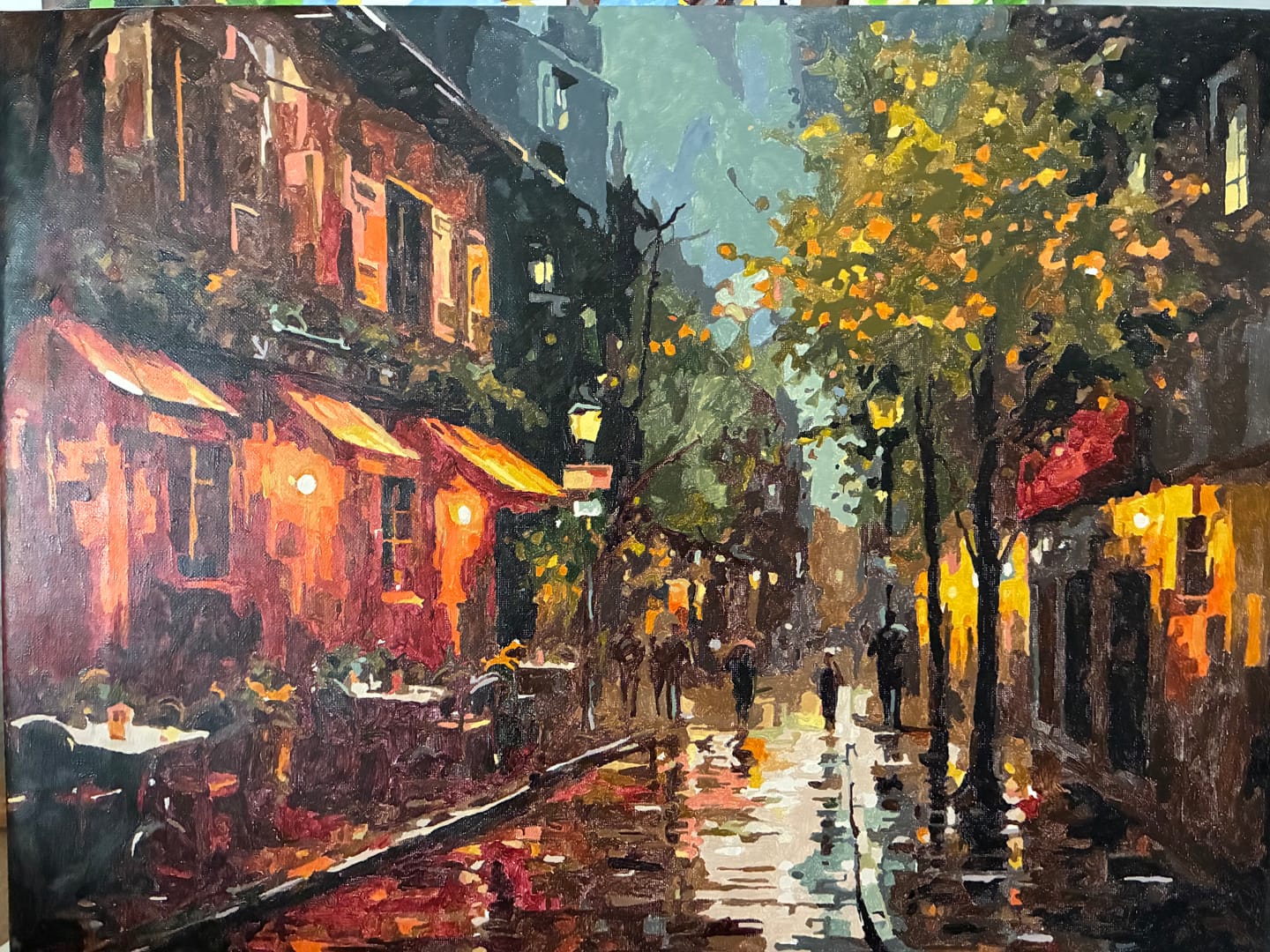 Customer photo review of Parisian Rainy Cafe