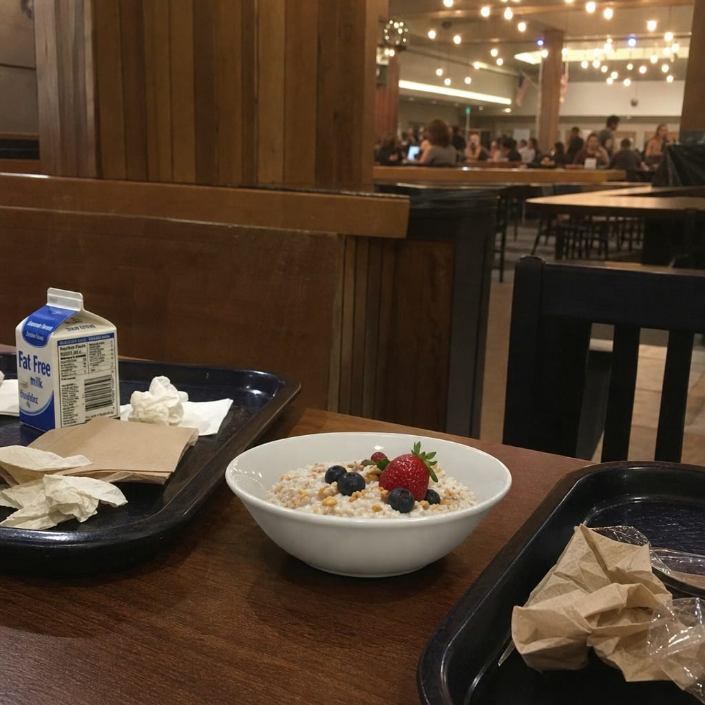 Customer photo review of Oatmeal Bowls 150mm Porcelain for Catering Industry (Pack of 24)