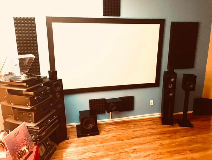 Customer photo review of Novus N5T 5.25" Floorstanding Tower Speaker Single