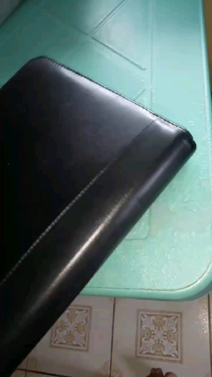 Customer photo review of Leather Portfolio Bag With Handle