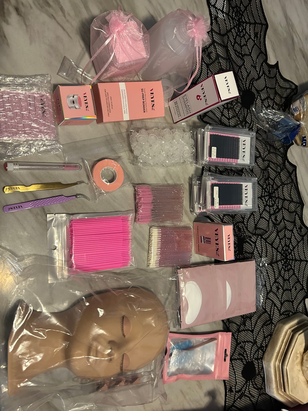 Customer photo review of Classic Eyelash Students Training Kit