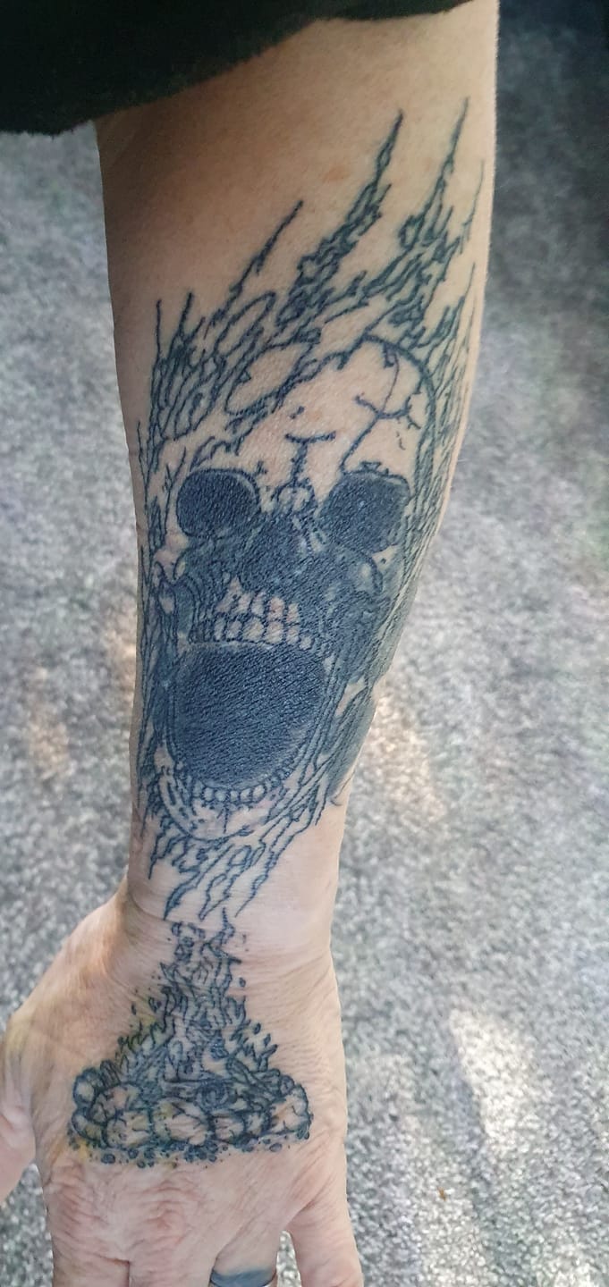 Customer photo review of TattooNumbx Numbing Cream