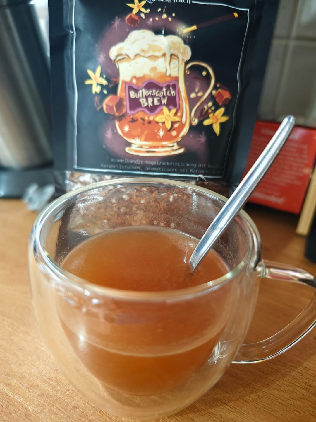 Customer photo review of Butterscotch Brew – Rooibos Tee Butterscotch Karamell