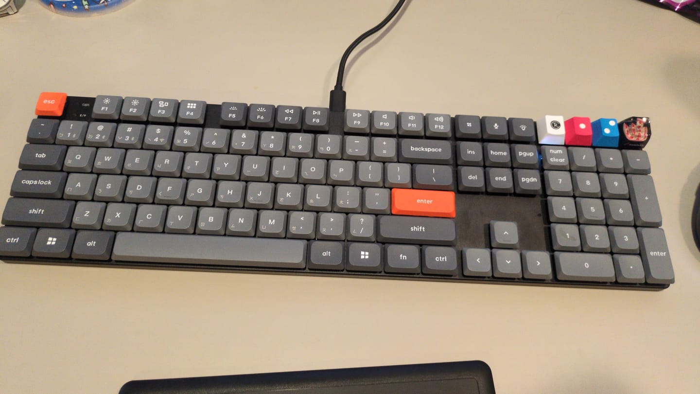 Customer photo review of Keychron K5 Max QMK 矮軸 無線機械式鍵盤(注音版本)