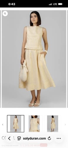 Customer photo review of *Adriana Peplum  Strap Top 752916