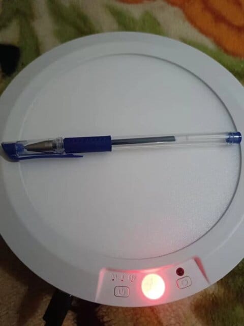 Customer photo review of OLORAZ™ Wireless Motion Sensor Ceiling Light – No Wiring, Rechargeable