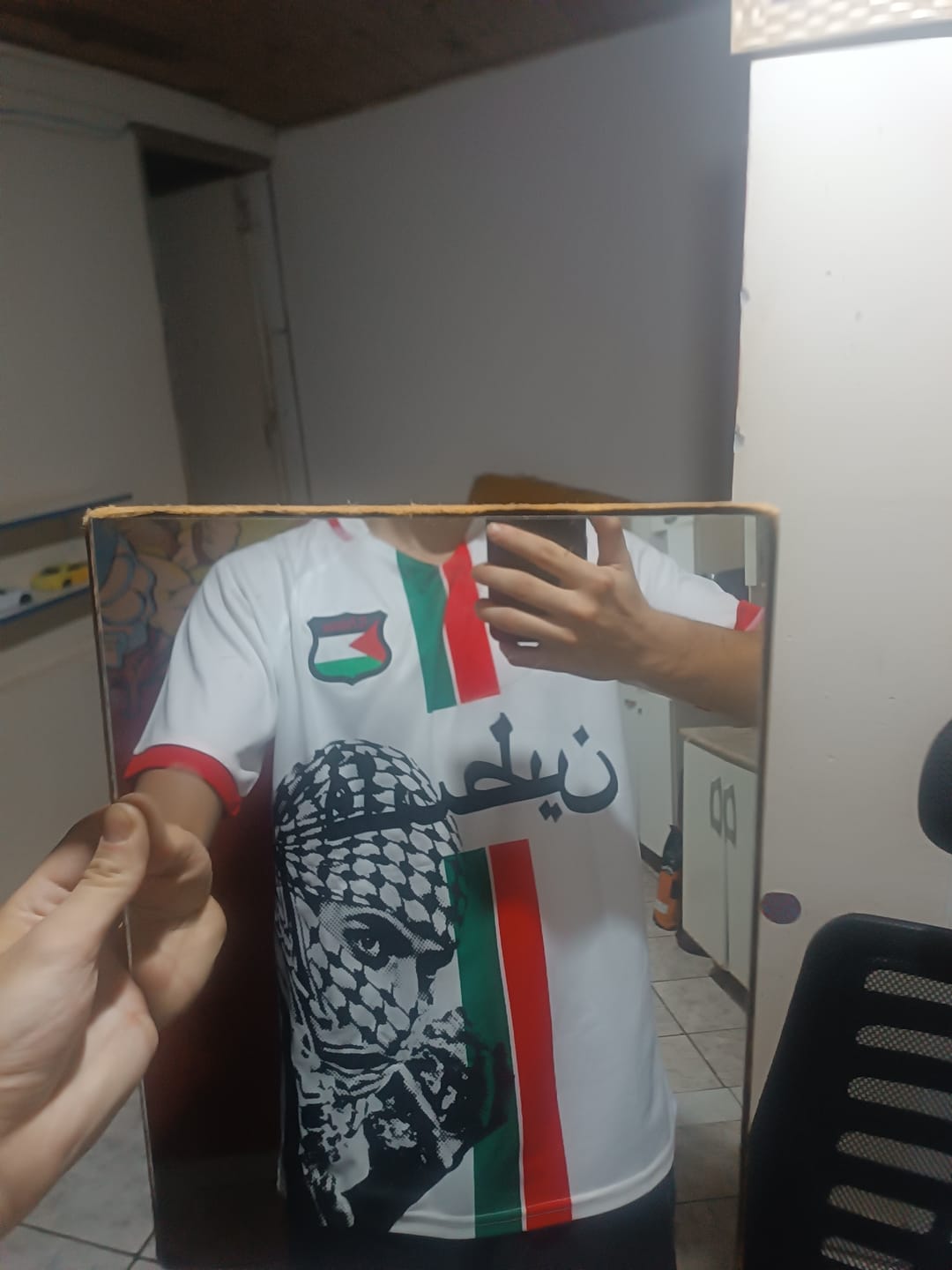 Customer photo review of Camisa Seleção Palestina x Palestina Livre