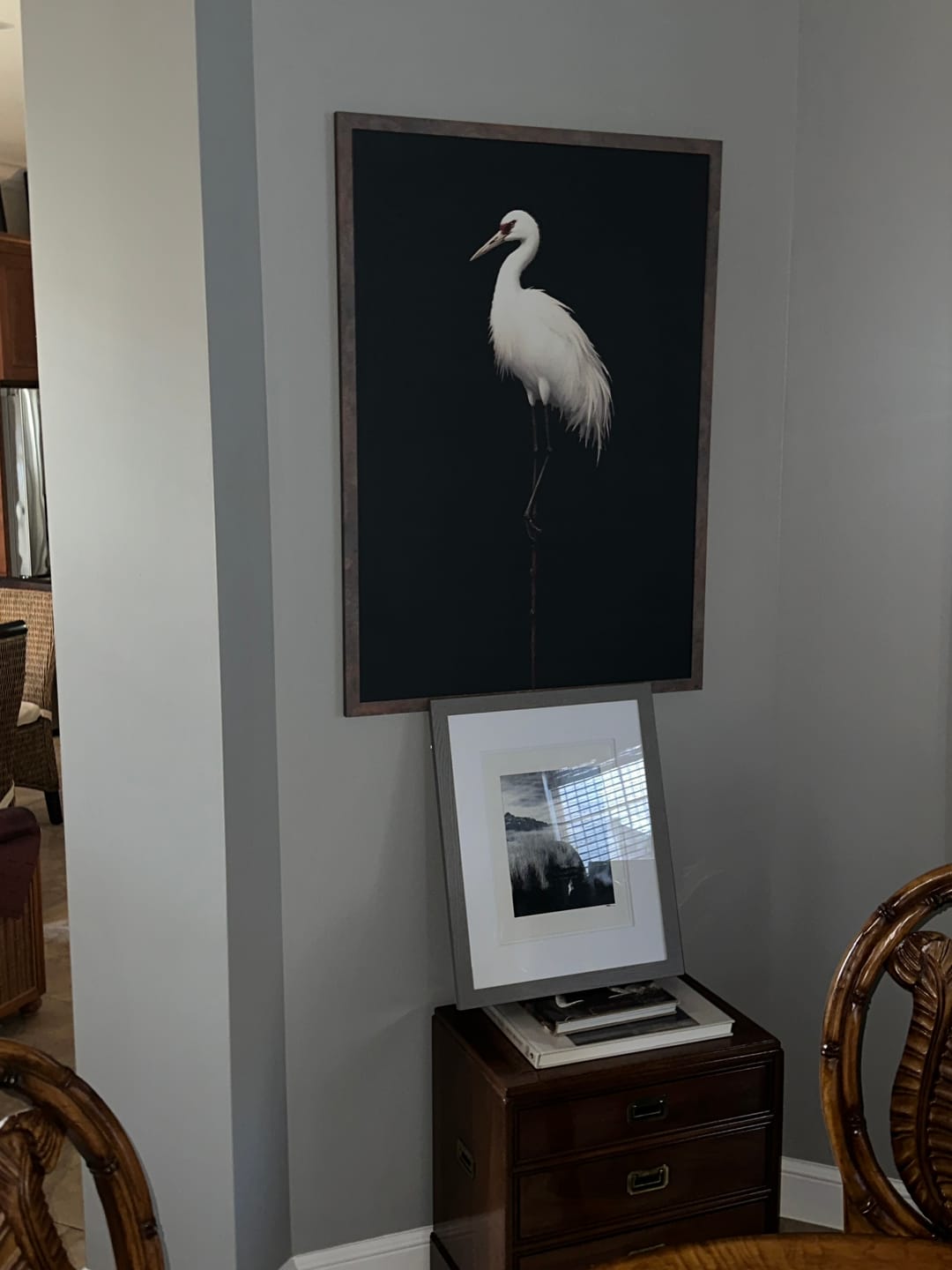 Customer photo review of Midnight Crane No2 Print