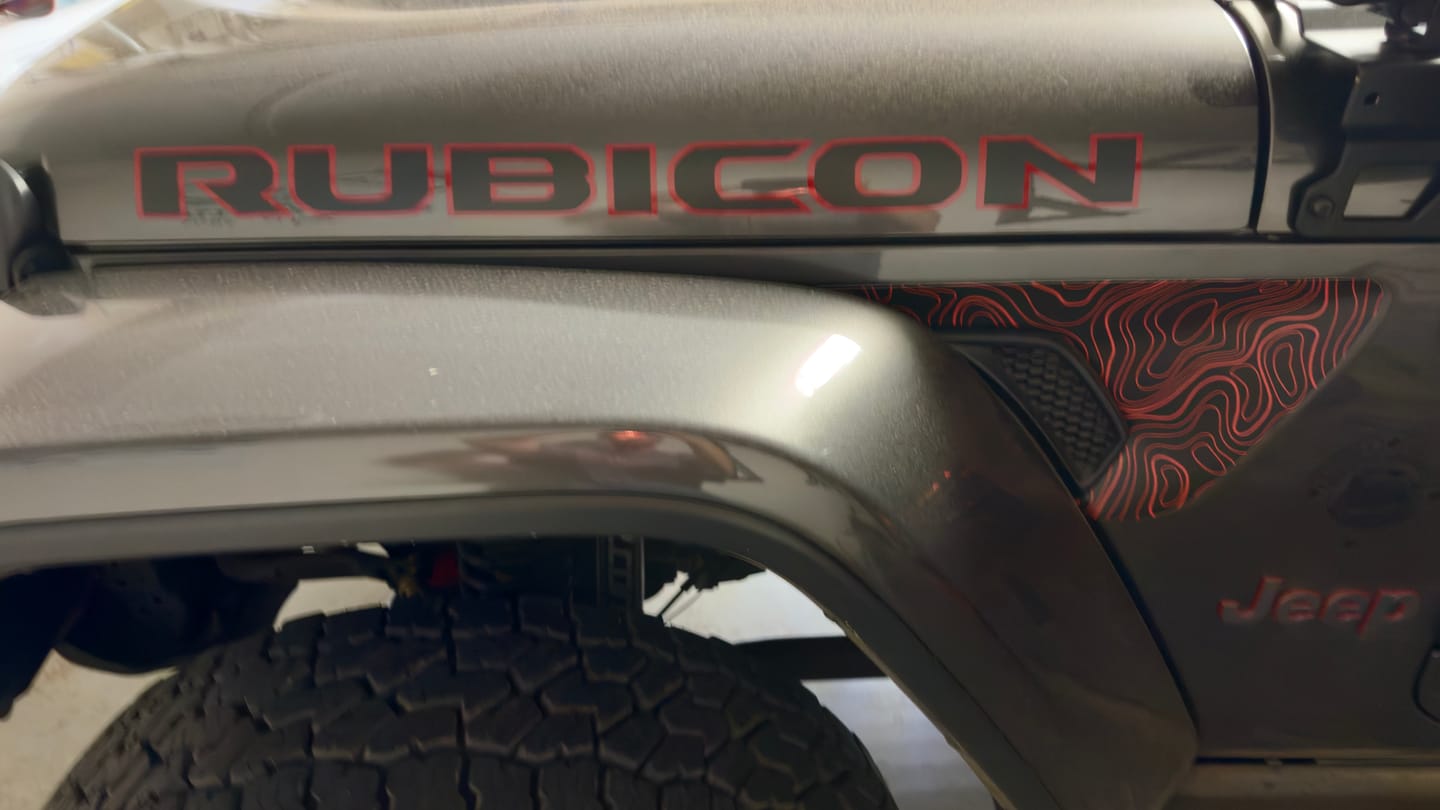 Customer photo review of Graphic Kit for Gladiator JT RUBICON