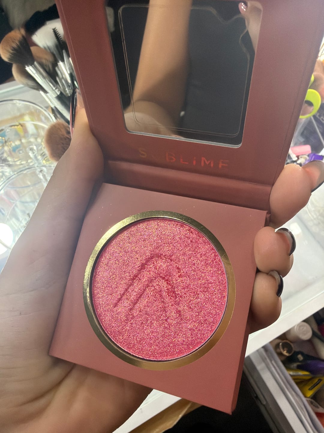 Customer photo review of ILUMINADOR COMPACTO SUBLIME