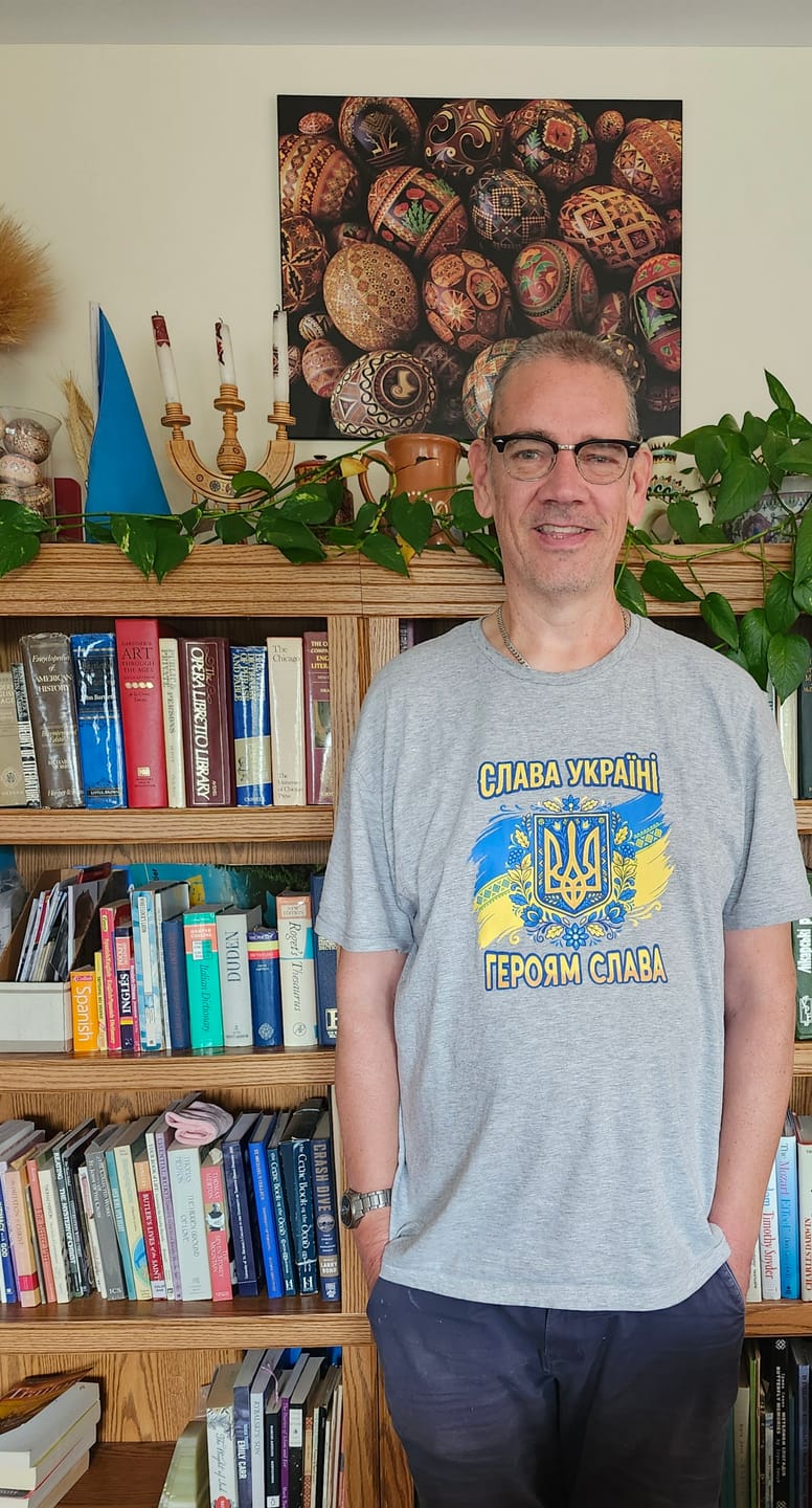 Customer photo review of Слава Україні, Героям Слава (Glory to Ukraine, Glory to Heroes) T-Shirt