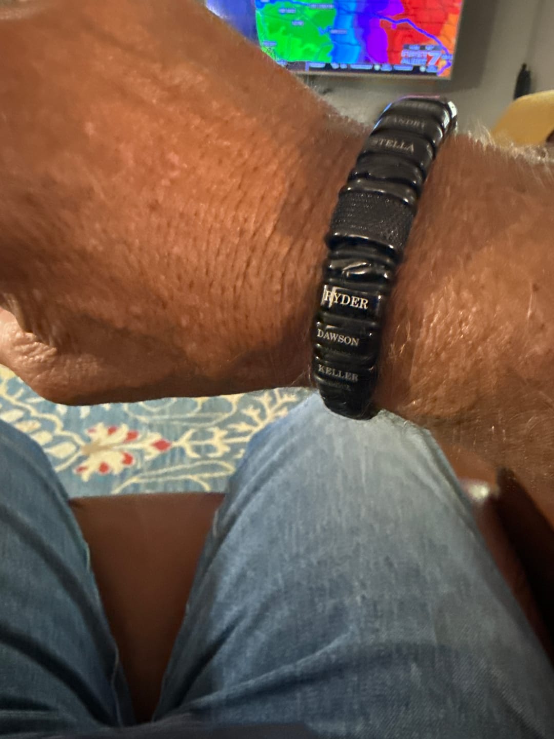 Customer photo review of Bracelet: Black