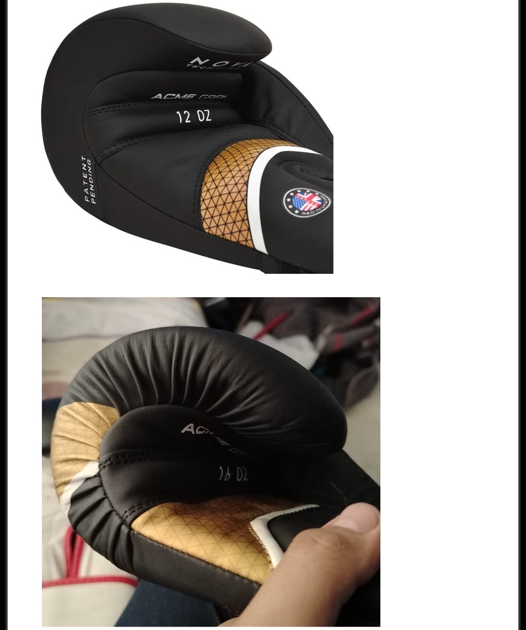 Customer photo review of Guantes de Boxeo Aura Plus T17