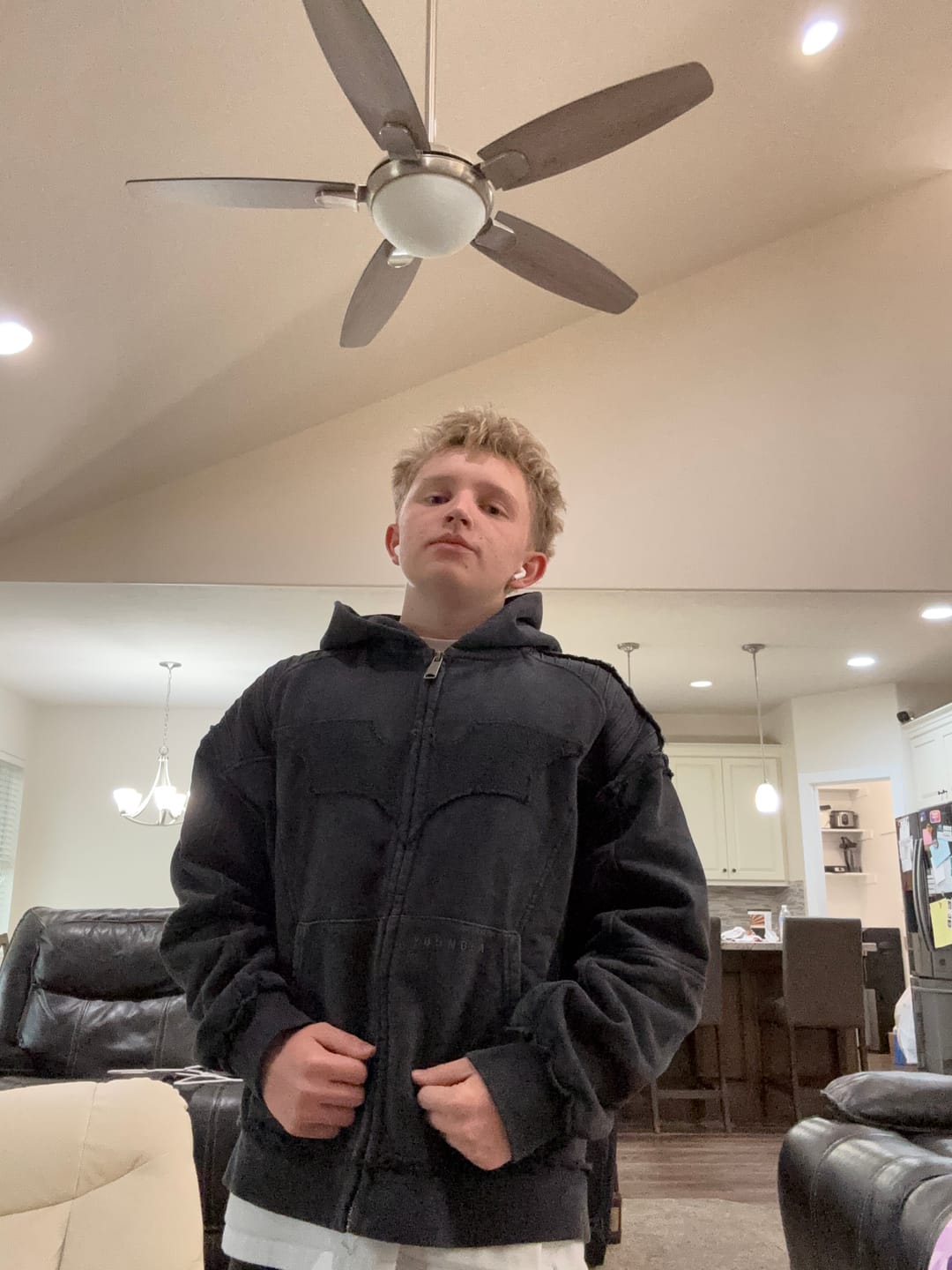 Customer photo review of 5209 - Batman Armored Zip-Ups